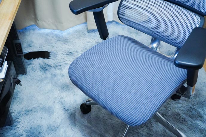 エルゴヒューマンプロの座椅子カバー