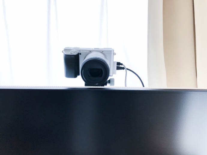 WEB会議用にミラーレスカメラとMacを接続する方法